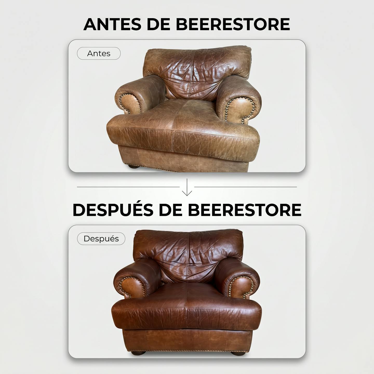 BeeRestore™ Restaura cuero y madera en minutos
