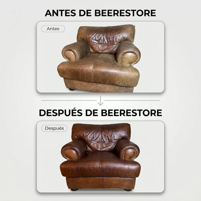 BeeRestore™ Restaura cuero y madera en minutos